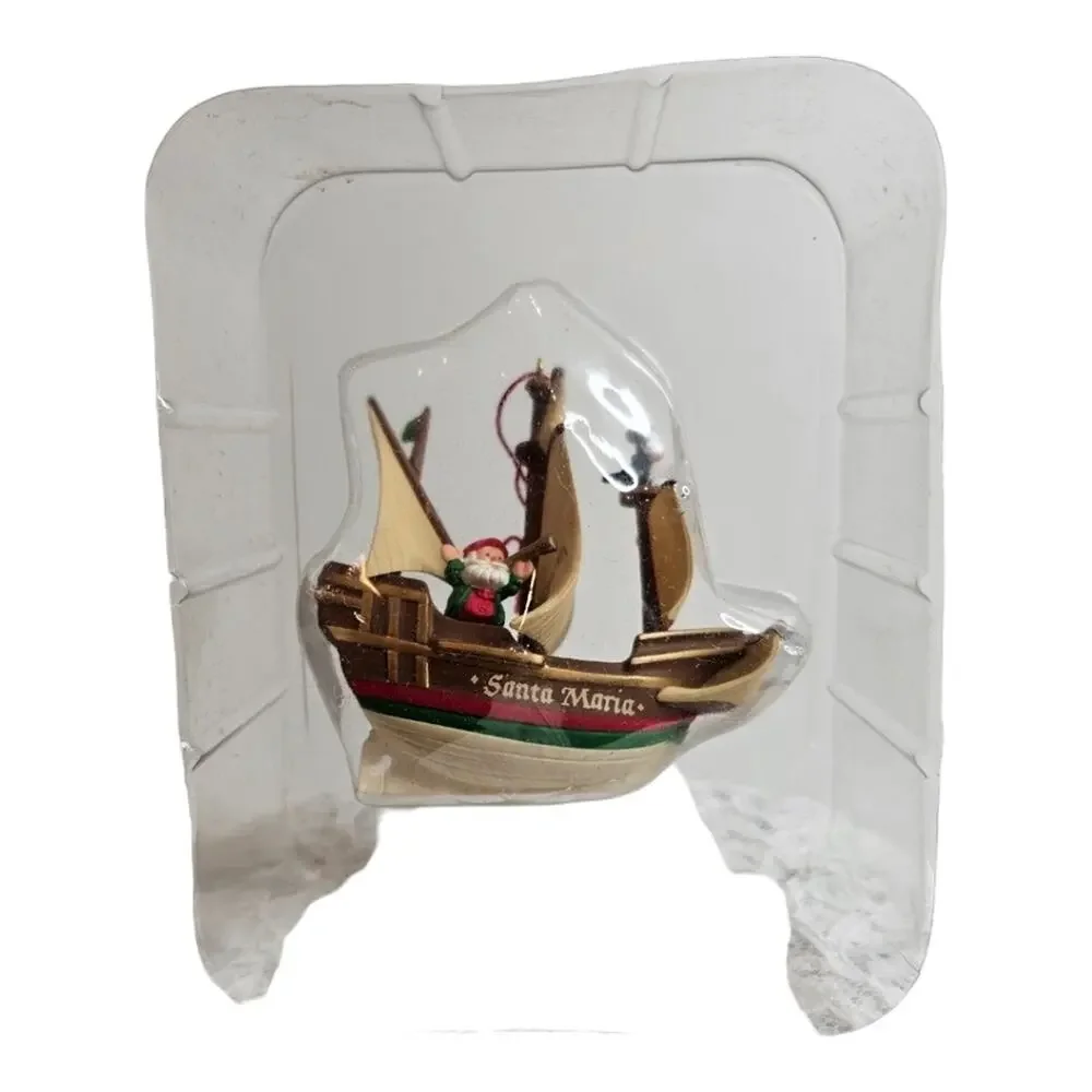 Hallmark Keepsake Santa Maria Ship Christopher Columbus 1992
